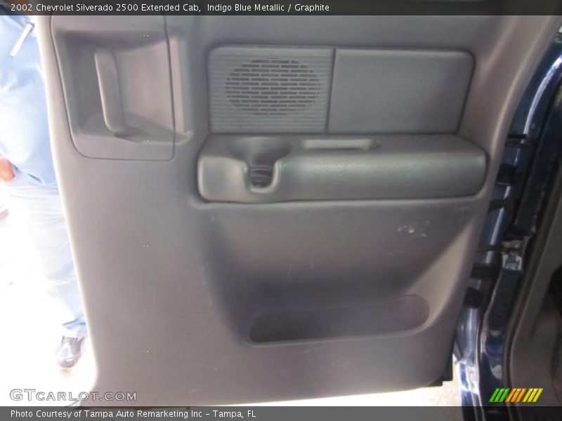Indigo Blue Metallic / Graphite 2002 Chevrolet Silverado 2500 Extended Cab