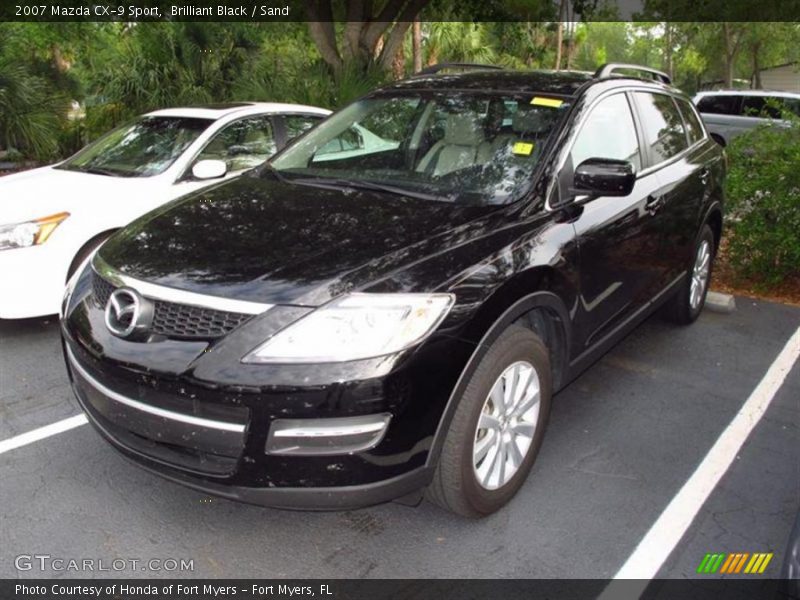 Brilliant Black / Sand 2007 Mazda CX-9 Sport