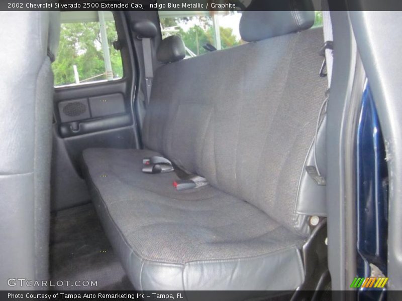 Indigo Blue Metallic / Graphite 2002 Chevrolet Silverado 2500 Extended Cab