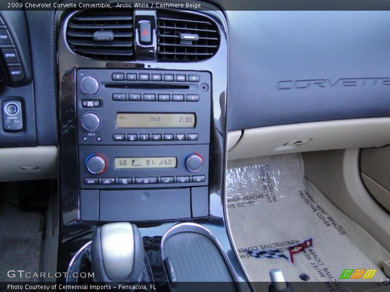 Arctic White / Cashmere Beige 2009 Chevrolet Corvette Convertible