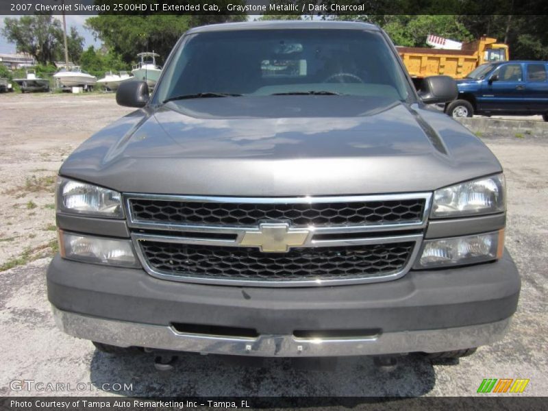 Graystone Metallic / Dark Charcoal 2007 Chevrolet Silverado 2500HD LT Extended Cab