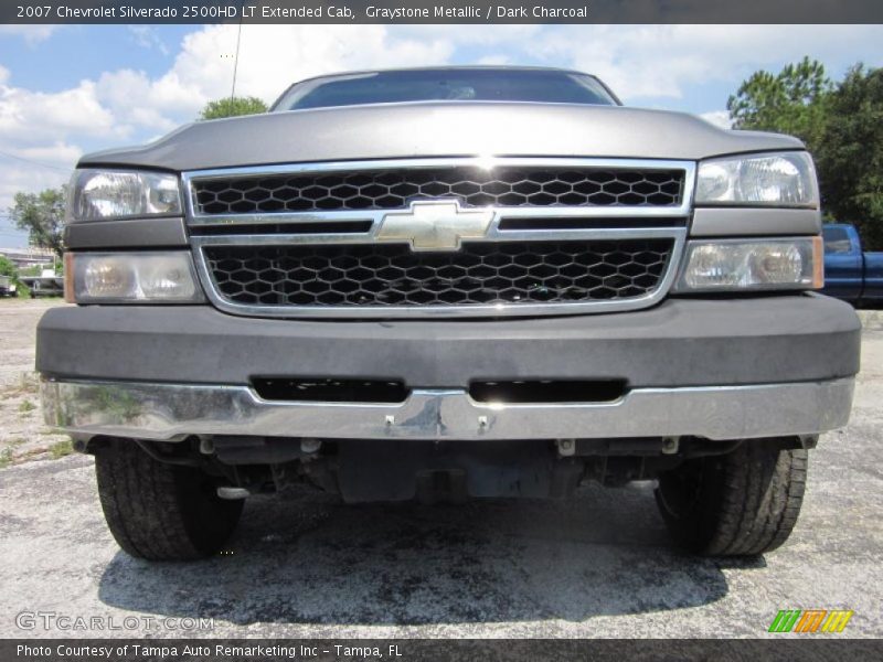 Graystone Metallic / Dark Charcoal 2007 Chevrolet Silverado 2500HD LT Extended Cab
