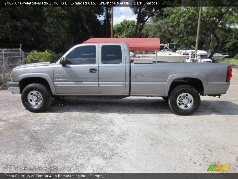 Graystone Metallic / Dark Charcoal 2007 Chevrolet Silverado 2500HD LT Extended Cab