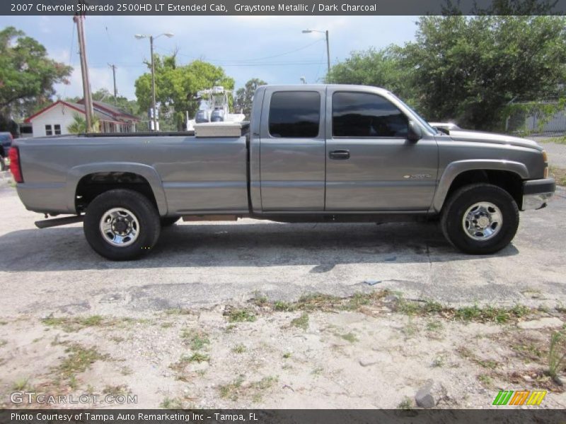 Graystone Metallic / Dark Charcoal 2007 Chevrolet Silverado 2500HD LT Extended Cab