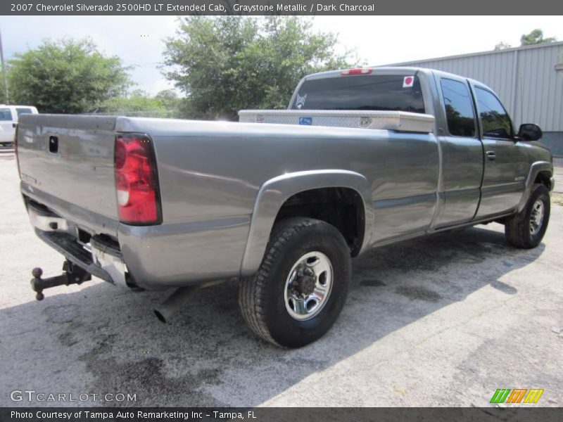 Graystone Metallic / Dark Charcoal 2007 Chevrolet Silverado 2500HD LT Extended Cab