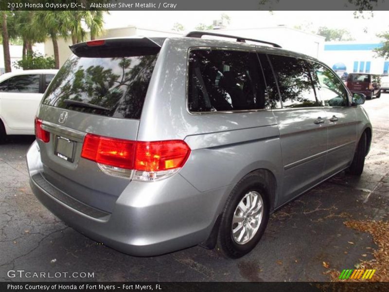 Alabaster Silver Metallic / Gray 2010 Honda Odyssey EX-L