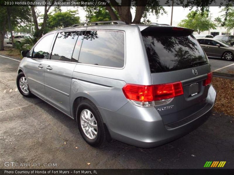Alabaster Silver Metallic / Gray 2010 Honda Odyssey EX-L