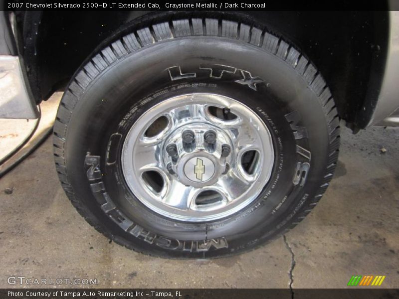Graystone Metallic / Dark Charcoal 2007 Chevrolet Silverado 2500HD LT Extended Cab