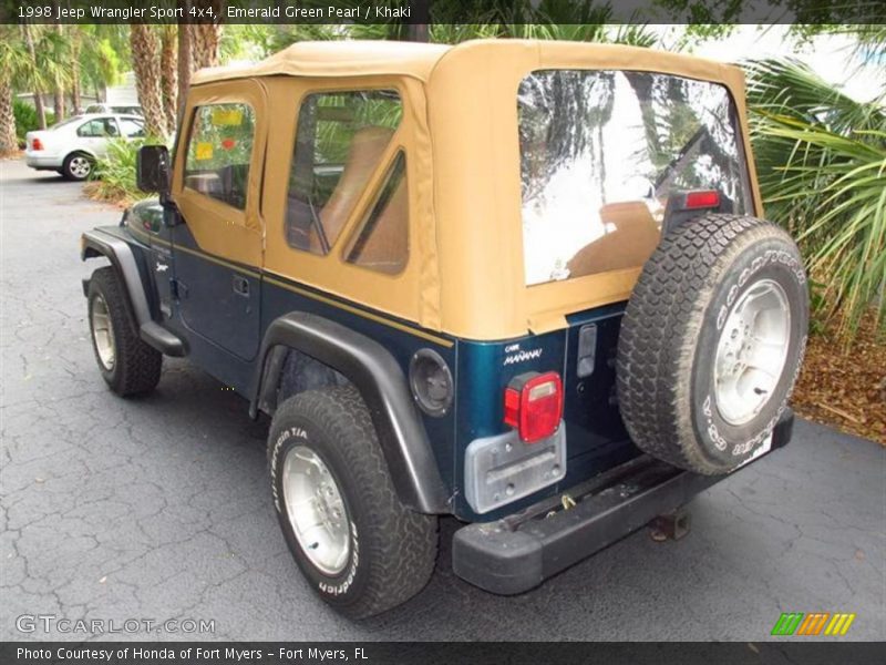  1998 Wrangler Sport 4x4 Emerald Green Pearl