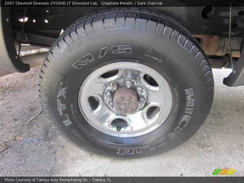 Graystone Metallic / Dark Charcoal 2007 Chevrolet Silverado 2500HD LT Extended Cab