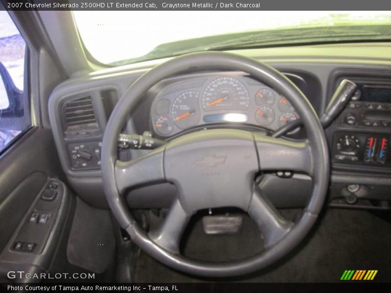 Graystone Metallic / Dark Charcoal 2007 Chevrolet Silverado 2500HD LT Extended Cab