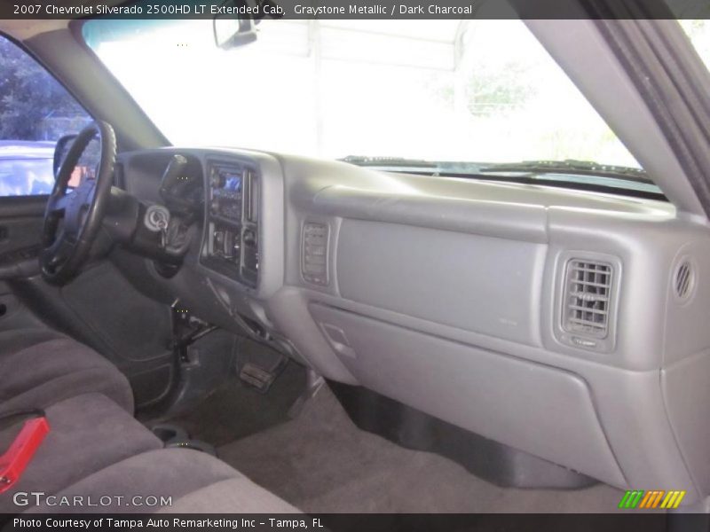 Graystone Metallic / Dark Charcoal 2007 Chevrolet Silverado 2500HD LT Extended Cab