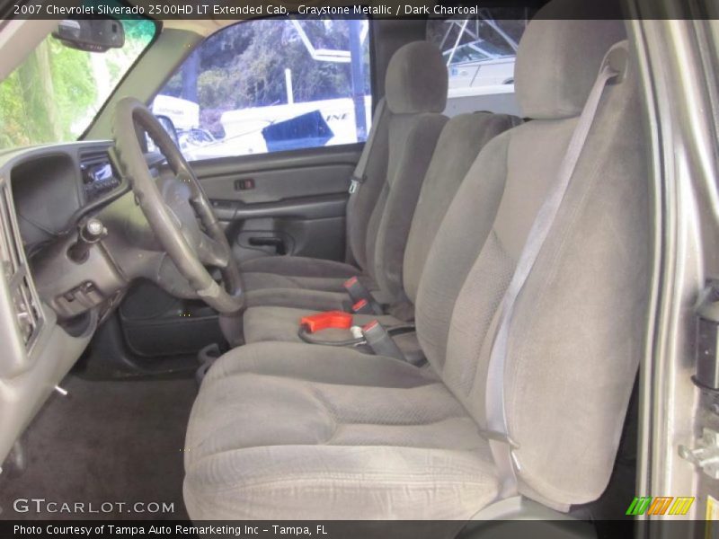 Graystone Metallic / Dark Charcoal 2007 Chevrolet Silverado 2500HD LT Extended Cab