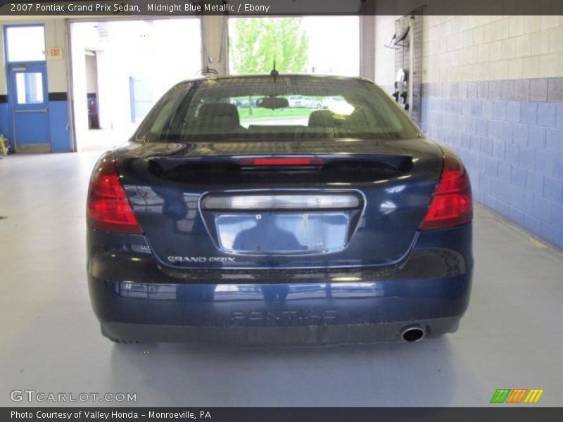 Midnight Blue Metallic / Ebony 2007 Pontiac Grand Prix Sedan