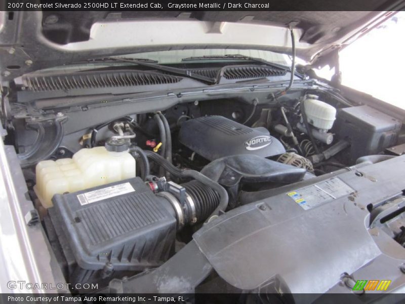 Graystone Metallic / Dark Charcoal 2007 Chevrolet Silverado 2500HD LT Extended Cab
