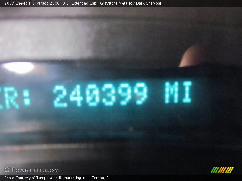 Graystone Metallic / Dark Charcoal 2007 Chevrolet Silverado 2500HD LT Extended Cab