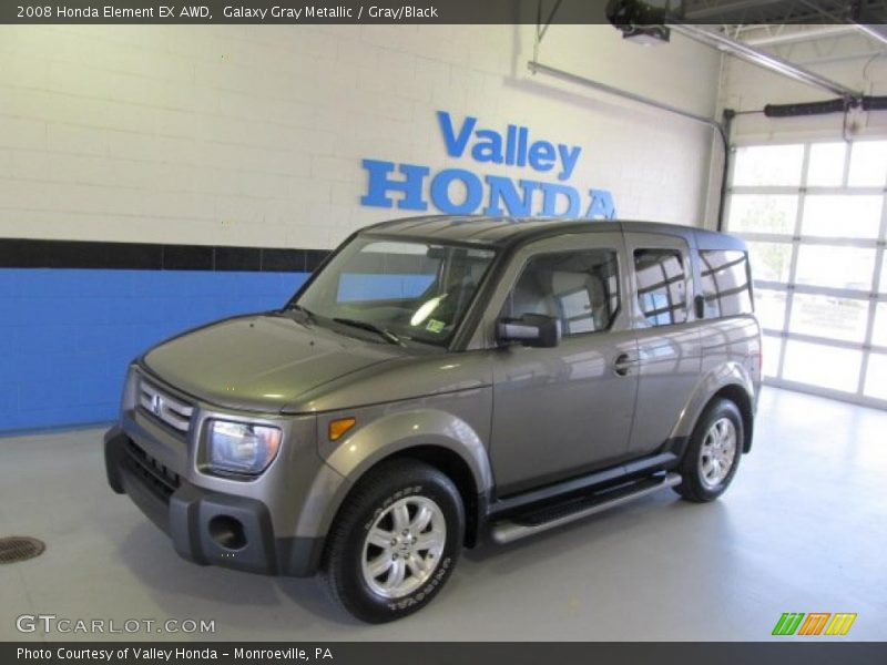 Galaxy Gray Metallic / Gray/Black 2008 Honda Element EX AWD
