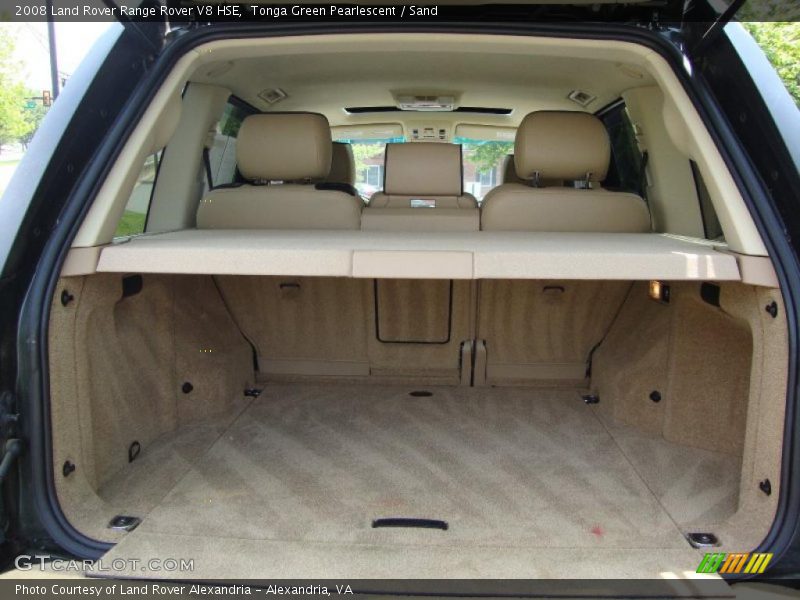 Tonga Green Pearlescent / Sand 2008 Land Rover Range Rover V8 HSE