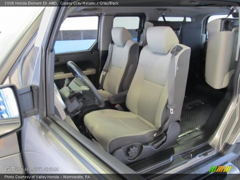 Galaxy Gray Metallic / Gray/Black 2008 Honda Element EX AWD