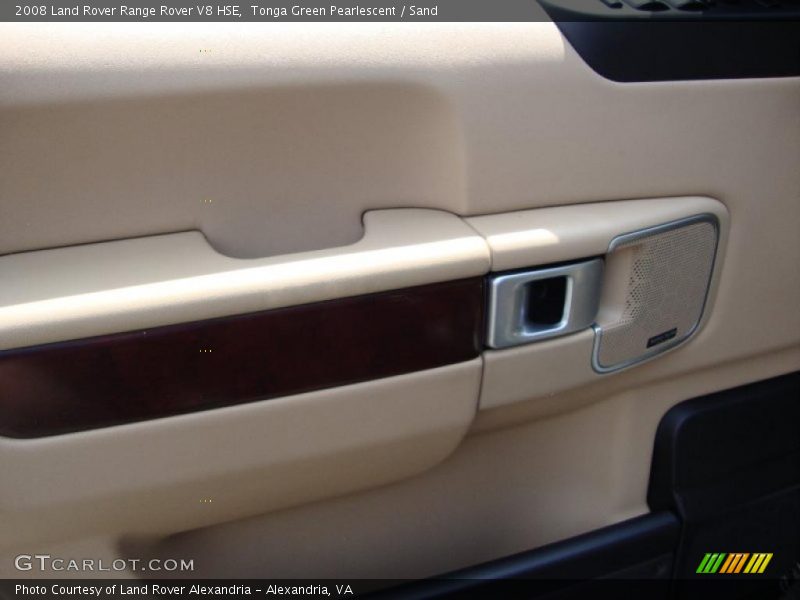 Tonga Green Pearlescent / Sand 2008 Land Rover Range Rover V8 HSE