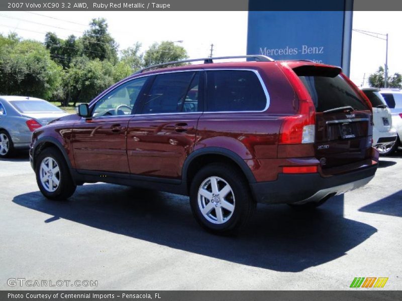 Ruby Red Metallic / Taupe 2007 Volvo XC90 3.2 AWD