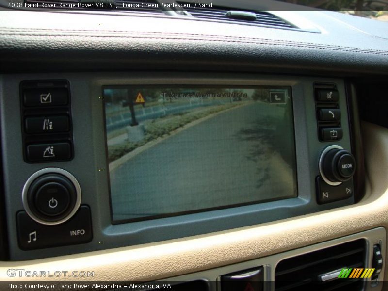 Tonga Green Pearlescent / Sand 2008 Land Rover Range Rover V8 HSE