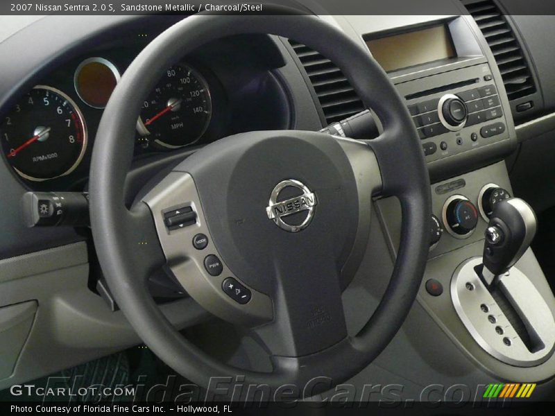 Sandstone Metallic / Charcoal/Steel 2007 Nissan Sentra 2.0 S