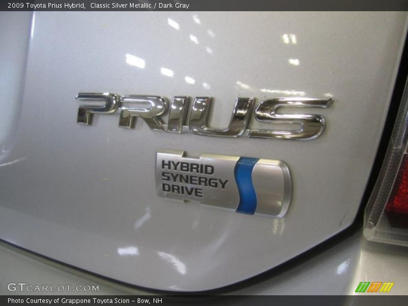 Classic Silver Metallic / Dark Gray 2009 Toyota Prius Hybrid