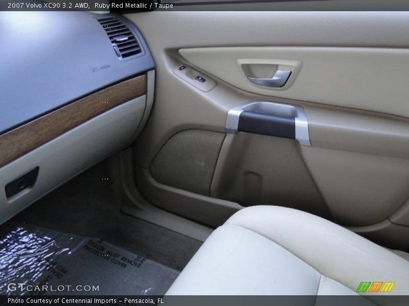 Ruby Red Metallic / Taupe 2007 Volvo XC90 3.2 AWD