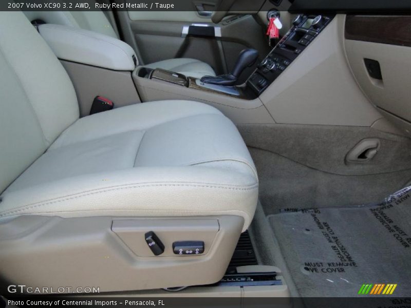 Ruby Red Metallic / Taupe 2007 Volvo XC90 3.2 AWD