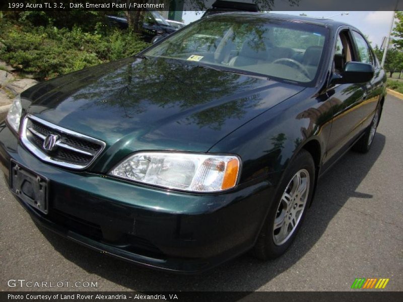 Dark Emerald Pearl / Parchment 1999 Acura TL 3.2