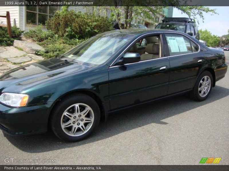 Dark Emerald Pearl / Parchment 1999 Acura TL 3.2