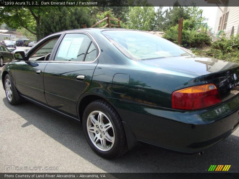 Dark Emerald Pearl / Parchment 1999 Acura TL 3.2