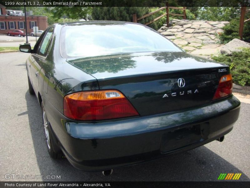 Dark Emerald Pearl / Parchment 1999 Acura TL 3.2