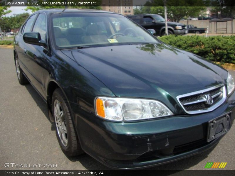 Dark Emerald Pearl / Parchment 1999 Acura TL 3.2