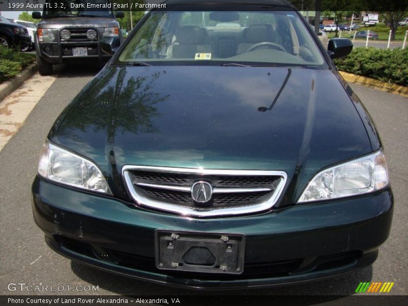 Dark Emerald Pearl / Parchment 1999 Acura TL 3.2