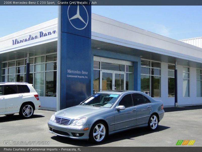 Granite Grey Metallic / Ash 2006 Mercedes-Benz C 230 Sport