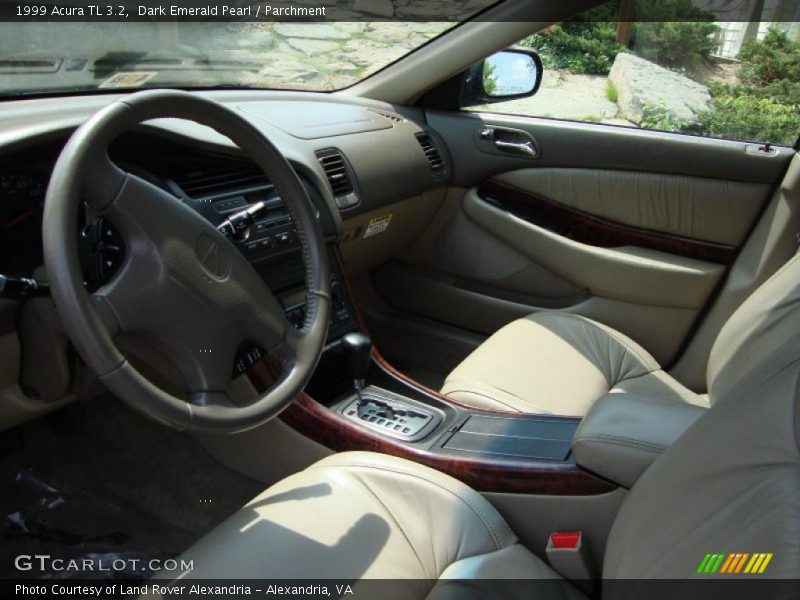 Dark Emerald Pearl / Parchment 1999 Acura TL 3.2