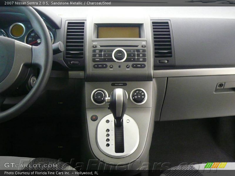Sandstone Metallic / Charcoal/Steel 2007 Nissan Sentra 2.0 S