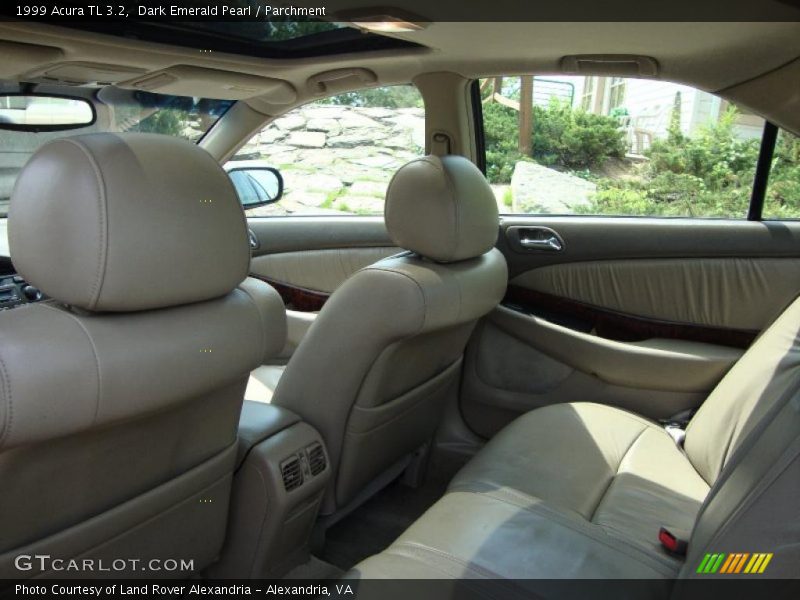 Dark Emerald Pearl / Parchment 1999 Acura TL 3.2