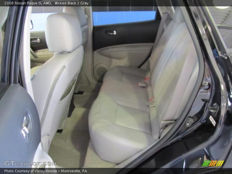 Wicked Black / Gray 2008 Nissan Rogue SL AWD