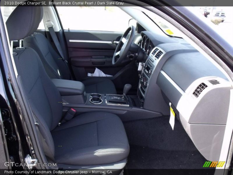 Brilliant Black Crystal Pearl / Dark Slate Gray 2010 Dodge Charger SE