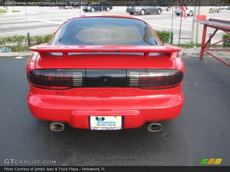 Bright Red / Black 1996 Pontiac Firebird Formula Coupe