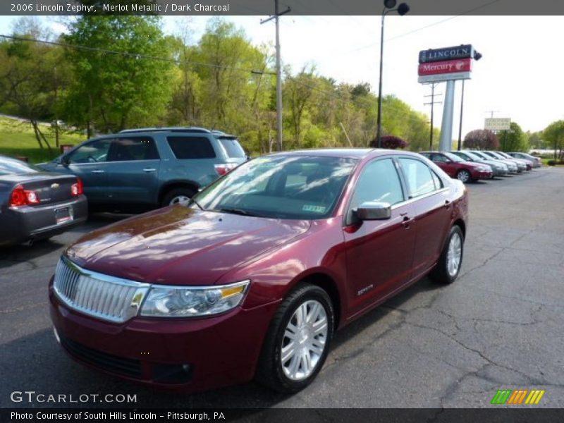 Merlot Metallic / Dark Charcoal 2006 Lincoln Zephyr