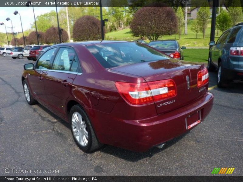 Merlot Metallic / Dark Charcoal 2006 Lincoln Zephyr
