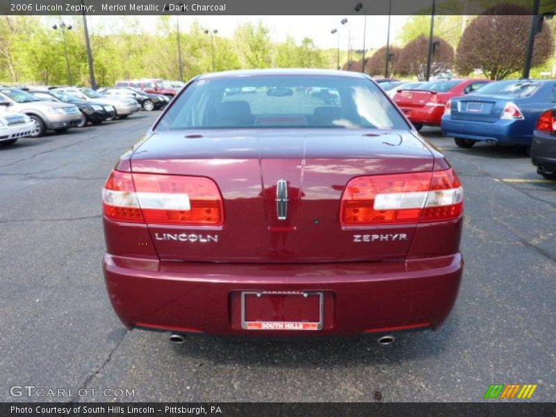 Merlot Metallic / Dark Charcoal 2006 Lincoln Zephyr