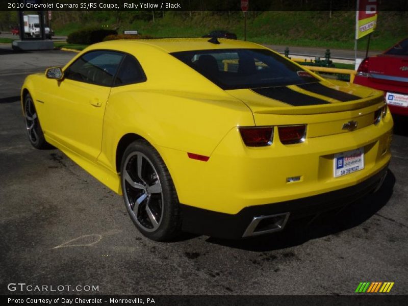 Rally Yellow / Black 2010 Chevrolet Camaro SS/RS Coupe