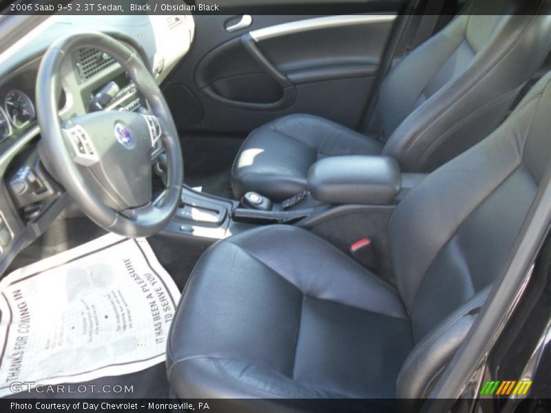 Black / Obsidian Black 2006 Saab 9-5 2.3T Sedan