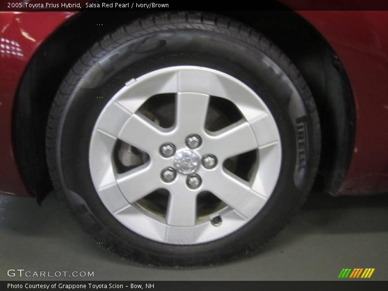 Salsa Red Pearl / Ivory/Brown 2005 Toyota Prius Hybrid