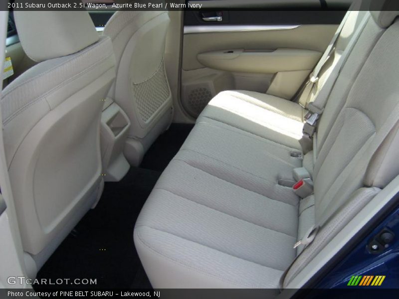 Azurite Blue Pearl / Warm Ivory 2011 Subaru Outback 2.5i Wagon